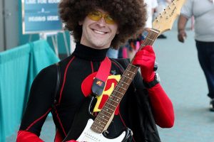 guitar superhero cosplay by Kevin Dooley
